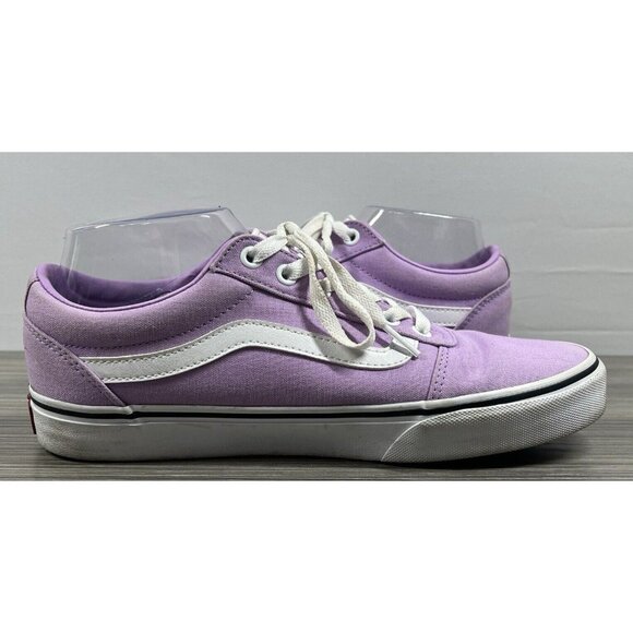Vans Old Skool Sneakers Women's 10 Mens 8.5 Solid Purple Canvas Low Top 751505 - Picture 7 of 11